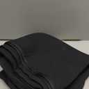 Juexica 1 Pack 70" x 30" Sauna Blanket Insert Towel Cotton Soft Waffle Comfortable Absorbent Towel for Infrared Sauna Blankets Spa, Soft Reusable and Machine Washable (Black)