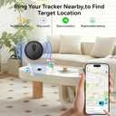 Tracking Devices for Cars Hidden, 2 Pack GPS Tracker for Vehicles Mini Portable GPS Tracker for Cars Splashproof for iOS Find My (iOS Only), No Monthly Fee Subscription No SIM Card Required-Black