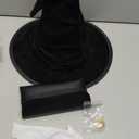 Elphaba Glasses Witch Hat Cosplay Costume Accessories Movie Halloween Carnival Party Props Set