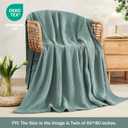 EMME Muslin Throw Blanket 100% Cotton Blankets for Couch Breathable Gauze All Season Soft and Lightweight Pre-Washed (Teal, 50"x70")