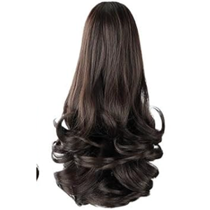 Auburn Ponytail Extension,14" Short Curly Wavy Claw Clip Pony tails Hair Extensions Natural Soft Synthetic Hairpiece for Women