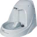 PetSafe Drinkwell Platinum Cat Water Fountain - Pet Fountain for All Pet Sizes, Encourages More Drinking, Includes Replaceable Carbon Filter, Indoor Use, Grey (168 oz/5L)