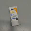 CeraVe 100% Mineral Sunscreen SPF 50, Face sunscreen With Zinc Oxide & Titanium Dioxide, Hyaluronic Acid + Niacinamide + Ceramides, Oil Free, Travel Size 2.5 oz