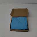 3 Pack Outdoor Patio Seat Cushions Replacement Covers Fit for 4 Pieces 4-Seater Wicker Rattan Patio Conversation Set Loveseat Chair Couch (36*18-1PC+36*18-2PC, Lake Blue)