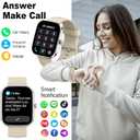 Soudorv Smart Watch(Answer/Make Call), 1.91" Smartwatch for Men Women, 2026 New Fitness Watch with 110+ Sport Modes, Fitness Activity Tracke with Pedometer/Sleep, Silver-Beige