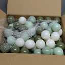 Ball Pit Balls, Safe Non-Toxic BPA-Free Crush-Proof Plastic Balls for Toddlers, Gift for Kids Birthday & Christmas, for Indoor Playpens, Party Decorations & Amusement Activities (100PCS, olive-color)