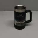 Stanley Stay-Chill Beer Stein 24 oz | Heavy Duty Big Grip Handle | Beer Tumbler Drink Cup, Holds 2 Cans | Insulated Stainless Steel Party Mug | BPA-Free (Matte Black)