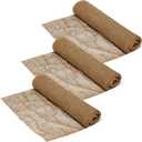 3 Pcs Erosion Control Blankets 48 Inch x 90 ft in Total Burlap Netting Mesh Erosion Control Liners Burlap Loose Weave Planter Liner Roll for Garden Raised Bed Soil Saver