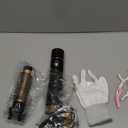 Round Hair Blow Dryer Brush - 1.2 Inch Ceramic Barrel Hair Dryer Brush for Short/Middle Hair, One Step Drying, Volumizing, Straightening and Styling, Negative Ionic Dryer Brush (Black-Golden, 1.2)