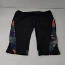 LALAGEN Women's Plus Size Swimsuits 2026 Modest Rash Guard Capris Tankini Bathing Suits Two Piece Bathing Suit Swimwear (3X-Large, Orange Flowers)