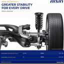 AISIN AFTERMARKET SAKAZ-01023 Front Suspension Strut & Coil Spring Assembly