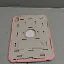 BMOUO Case for iPad (A16) 11th Generation 11 Inch 2025/iPad 10th Generation 10.9" 2022 - with Kickstand & Pencil Holder, Heavy Duty Shockproof Protective iPad 11th 10th Generation Case, Pink