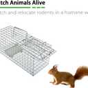 Humane Squirrel Trap Heavy Duty Live Animal Cage Trap (Not for Large Animals)