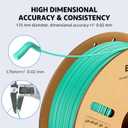 ELEGOO PLA Plus Filament 1.75mm Gray 2KG, PLA+ Tougher and Stronger 3D Printer Filament Pro Dimensional Accuracy +/- 0.02mm, 2 Pcs 1kg Spool(2.2lbs) Fits for Most FDM 3D Printers
