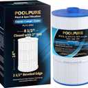 POOLPURE Replacement Filter for Sundance 6540-501, PSD85-2002, Unicel C-8380, Filbur FC-2810, Excel Filters XLS-840, Aladdin 18007, Baleen AK-70031, Magnum SU80, 85 sq.ft Filter Cartridge, Length: 14"