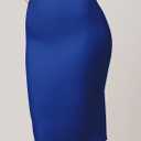 Conceited Skirts for Women - Stretch Pencil Skirt - Wear to Work - Pull On - Midi Length in Regular and Plus Size (M)