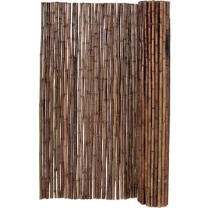 Backyard X-Scapes Bamboo Fencing Decorative Rolled Fence Panel 6 ft H x 8 ft L Caramel Brown (0.75 in D x 72 in H x 96 in L)