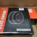 A-Premium 12.13 inch (308.10mm) Rear Drilled and Slotted Disc Brake Rotors + Ceramic Pads Kit Compatible with Select Infiniti and Nissan Models - FX35, Q50, QX70, JX35, M35H, M37, M56, Q60, Murano