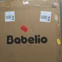 Babelio Baby Gate for Doorways and Stairs, 26-40" Auto Close Dog Gate, PressGuard C5, Easy-Install Pressure Mounted Satey Door, No Drilling Safety Gate for Child and Pets, Black