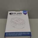 Heated Lunch Box for Men&Women - 80W Electric Lunch Box for Adults with Dual 1.5L 304 Stainless Steel Containers Fast Heating Portable Food Warmer for Car&Truck Travel lonchera electrica (Gray)