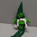 Sggvecsy 2 Pack St.Patrick's Day Gnome Plush 16 Large Doll Green Irish Leprechaun with Legs Decorations Scandinavian Swedish Tomte Nisse Shamrock Gnome for Dwarf Gift Ornament Home Decorations