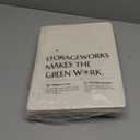 StorageWorks Storage Bins with Lids, Decorative Storage Boxes with Lid and PU Handles, Foldable Storage Baskets for Closet, Shelves, Stackable, Ivory, Medium, 3-Pack