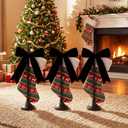 3 Pcs Christmas Stocking Holder for Mantel 22 Inch Christmas Stocking Holder Stand Freestanding Hanger Fireplace Wreath Stand Display Vintage Standing for Wreath Hanging Ornament
