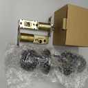 BESTTEN Keyed Alike Exterior Door Knob with Key Lock and Deadbolt, All Keyed Same, Matte Black Entry Door Knobs with Lock and Keys for Entrance and Front Door