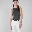 EvoShield Girls Racerback Chest Guard (Large, Grey)