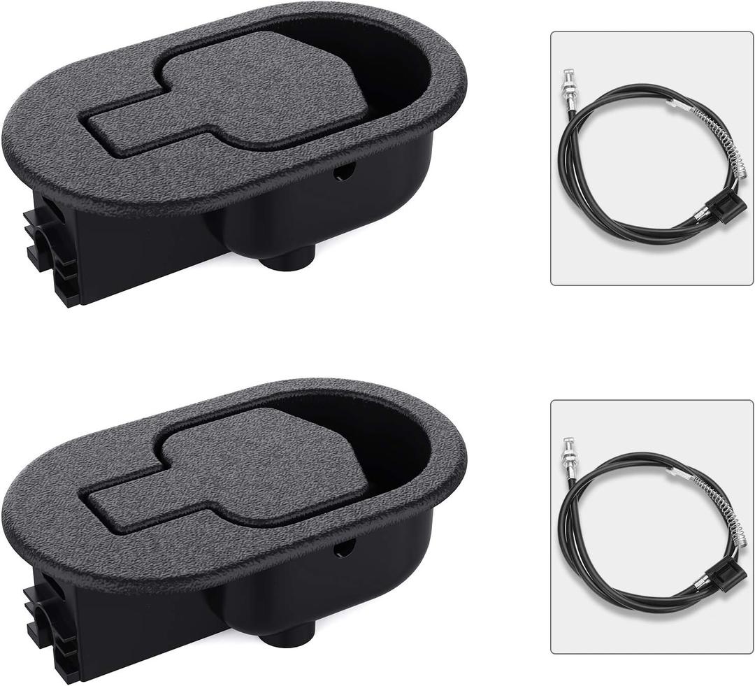 2 Set Recliner Replacement Parts, Durable Recliner Release Pull Handle with Recliner Pull Cable, Repair Replacement Parts Compatible with Most Furniture of Recliner Chair Sofa Couch