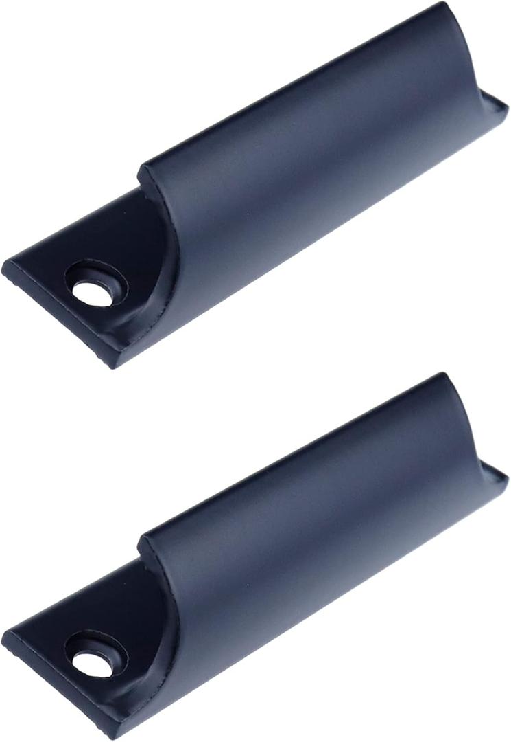 Coshar Window Pulls Sash Lifts Handle Aluminum Alloy Drawer Push Pull Handle Hardware for Sliding Window Kitchen Closet 2Pcs Black (3-inch Hole Center)