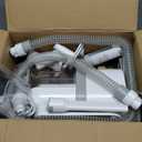 Pet Grooming Vacuum, Hair Trimmer for Dogs & Cats w/1.27qt Dust Cup & 6.23ft Hose,13000PA Suction,5 Grooming Tools,Low Noise, White