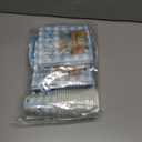 Hello Fall Decorations Tableware, 142 Pcs Blue Plaid Fall Pumpkin Decorations includes Pumpkin Plates and Napkins, Hello Fall Plates and Napkins for Harvest Blue Thanksgiving Decorations