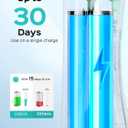 COSLUS E40 Portable Water Flosser for Teeth: 10 Pressure Settings Professional Water Dental Pick for Orthodontic, Braces & Sensitive Gums - Cordless for Travel Use, for Adults Teens, BPA-Free