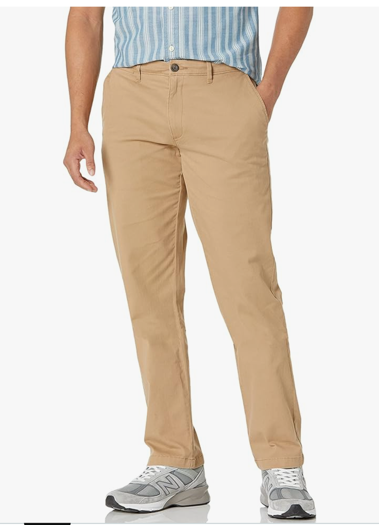 Amazon Essentials Mens Straight-Fit Casual Stretch Chino Pant
