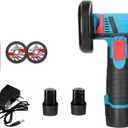 ThreeH Cordless Angle Grinder 12V Electric Grinder Power Tools Handheld Polishing Motor with 2 Batteries,3Inch Disc for Pipe Thin Steel Wood Cutting