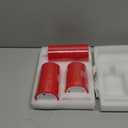 Flameless Pillar Candles with Remote, 3 Pack Battery Operated Real Wax LED Candles, Perfect for Home Decorations Fireplace Table, Red