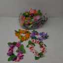 48 Pcs Luau Tropical Hawaiian Headband Floral for Summer Beach Holiday Birthday Pool Party Decorations Favors Supplies, 12 Colors