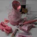 Facial Steamer Spa Gifts with Complimentary 17 Skin Care Tools | Face Steamer for Facial Deep Cleaning | Towel Warmer & Humidifier Mode| Self Care Gifts for Women, Spa Gifts, Christmas Gifts for Women (Baby Pink - Luxglow)