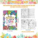 Sinload 72 Pcs Motivation Coloring Book Bulk for Adult, DIY Coloring Book for Drawing with Flower Motivational Words for Stress Relief Party Favors Goodie Bag Filler