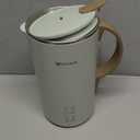 MOKKOM Automatic Nut Milk Maker, 20 oz Soy Milk Maker, Homemade Almond, Oat, Coconut, Soy, Plant-Based Milk and Dairy Free Beverages, Almond Milk Maker with Delay Start/Boild Water/Self Clean - Green