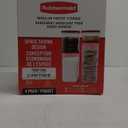 Rubbermaid Rubbermiad Modular Canisters Food Storage, 4-Piece Set, clear