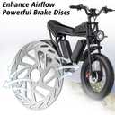 Hydraulic Brake Rotor For Ridstar Q20/Q20 Pro/H20pro/H26pro, Fits Front Rear Disc Brake Disc Set Hydraulic Brake Rotor For Ridstar Q20 Part