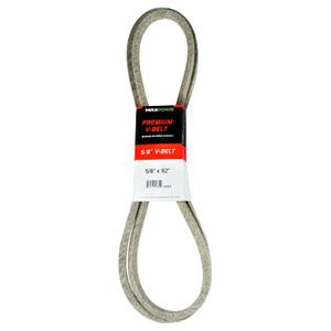 Maxpower 347637 Premium Belt Reinforced with Kevlar Fiber Cords, 5/8" x 92"