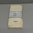 ANA Cloth Napkins Set of 6 (17.5x17.5 inch 100% Cotton Dinner Napkin Washable Hotel Quality Reusable Kitchen & Table Linen for Fall Thanksgiving Family Dinners Weddings & Everyday Use - Cream