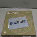 Wall Clock Green, 10 Inch Silent Wall Clocks Battery Operated-Modern Non Ticking Analog Clock Decorative for Kitchen Bedroom Office Bathroom(Gold)