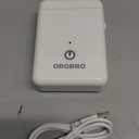 ORGBRO Label Maker Machine with Tape, X1 Portable Bluetooth Mini Label Printer, Support Pre-Cut & Continuous Label, Wireless Small Label Makers with Versatile App for School Home Office Organization (White)