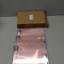 6 PCS A5 Size Clipboards, Size 6" x 9"in ClipBoards, Glitter Clipboard with Low Profile Clip, Sparkle Plastic Clipboard, Cute Hanging Clip Boards for Office Supplies Clipboards Mini Clip Board-Pink