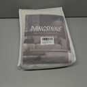 Pinch Pleated Curtain 84 Inch - 2 Panels Semi Sheer Linen Curtains with Hooks for Living Room Bedroom, Natural Textured Boho Window Treatment for Light Filtering, 40x84