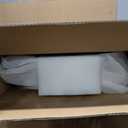 SAMODRA Raised Toilet Seat Riser, White, 3 Inch High Elevated Toilet Seat for Seniors, Soft Close, Easy Install & Clean (Elongated)